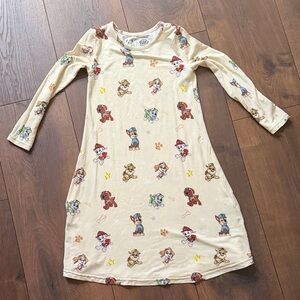 Like new Paw Patrol Bellabu Bear L/S Dress size 4T